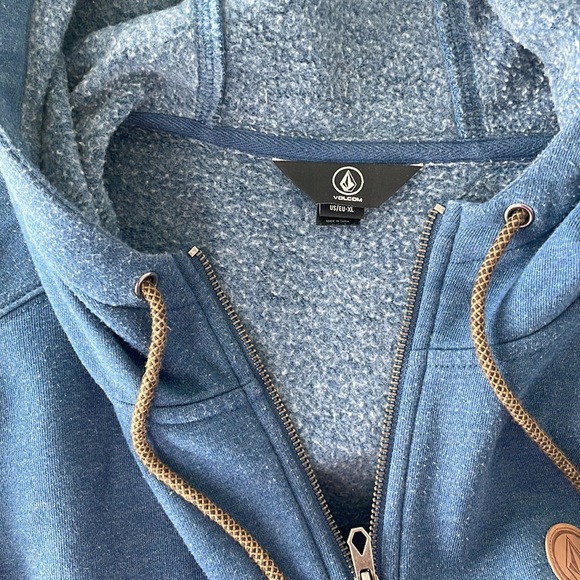 Volcom blue zip up hoody - Picture 4 of 6